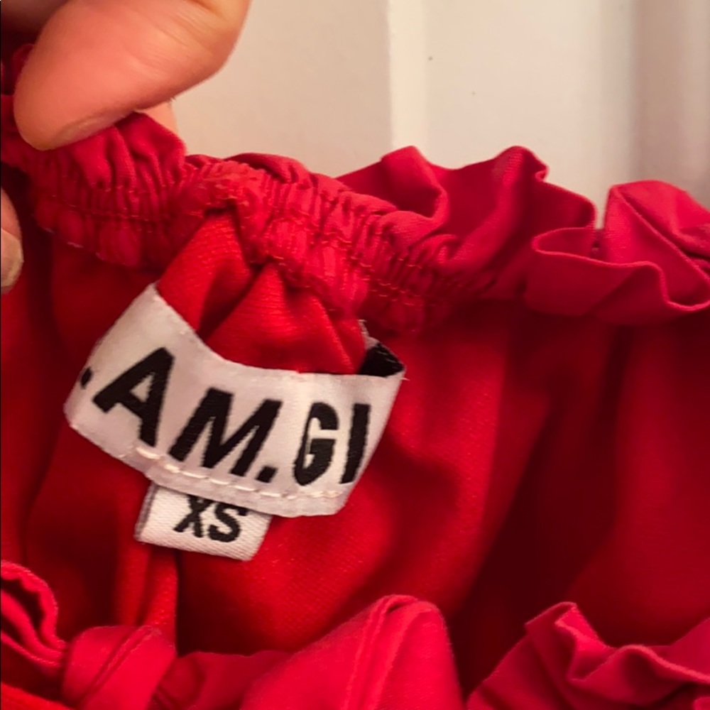 I.AM.GIA red Naomi top - Picture 4 of 6